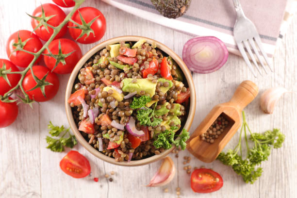 istock lentil with avocado, tomato and onion 1060826150