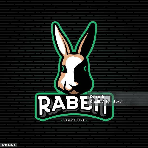 Vector Rabbit Design Template Stock Illustration - Download Image Now ...