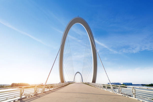 istock Modern bridge located in Nanjing, China 1060836888