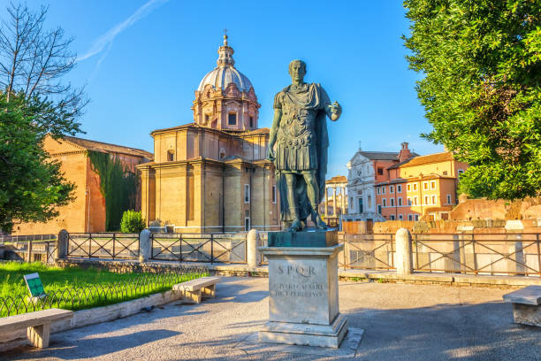 istock The Statue of Caesar in the Caesar Forum, Rome 1060837978