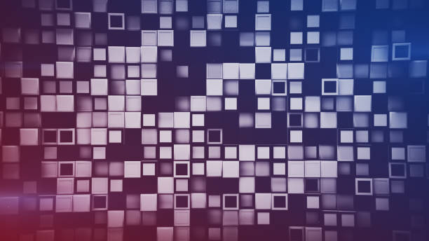 istock Wall of 3D boxes abstract geometric background 1060846068