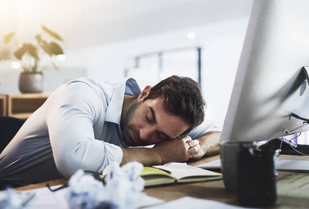 istock I'm juts going to close my eyes for 2 minutes... 1060852176
