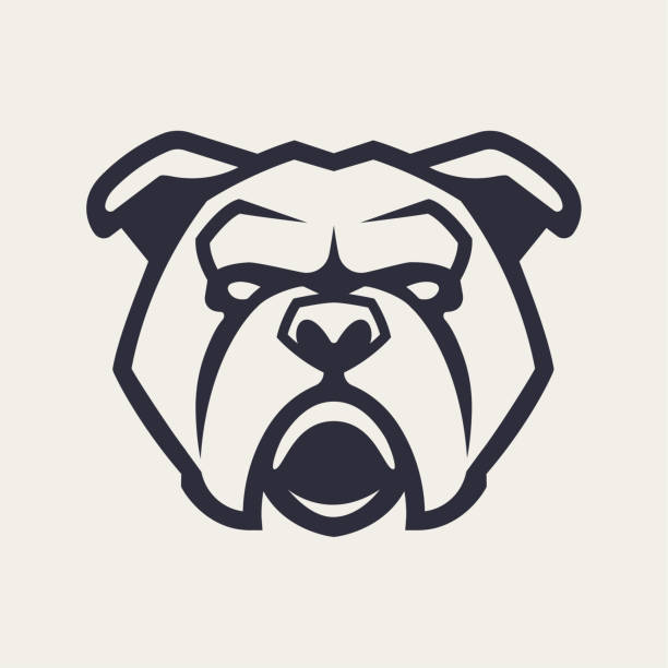 Bulldog Mascot Vector Icon Stock Illustration - Download Image Now - Bulldog,  Logo, Cartoon - iStock