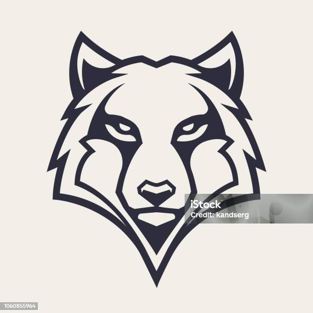 Wolf Mascot Vector Icon Stock Illustration - Download Image Now - Wolf, Head, Logo