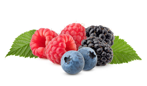 istock wild berries mix, raspberry, blueberries, blackberries isolated on white background, clipping path, full depth of field 1060857928