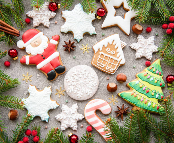 istock Christmas decoration with cookies 1060859382