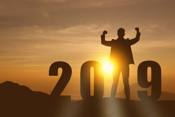 istock 2019 year artificial intelligence or ai futuristic concept, Silhouette  assistant robot, industry 4.0 trend of automation robot in 2019 future 1060861768
