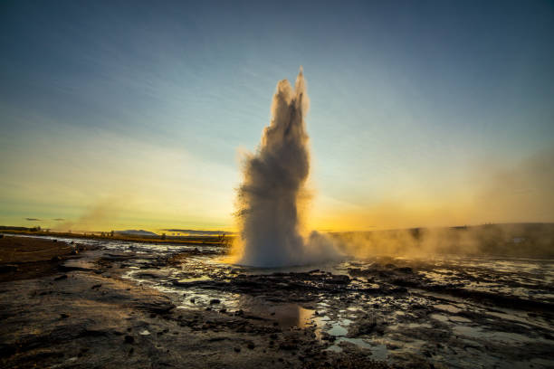 istock A landscape with Geysir, Iceland 1060866598