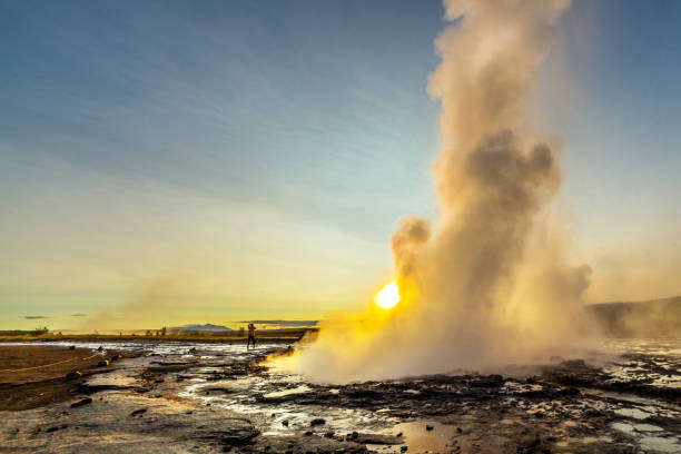 istock A landscape with Geysir, Iceland 1060866604