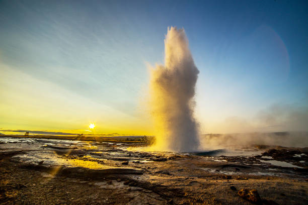 istock A landscape with Geysir, Iceland 1060866616