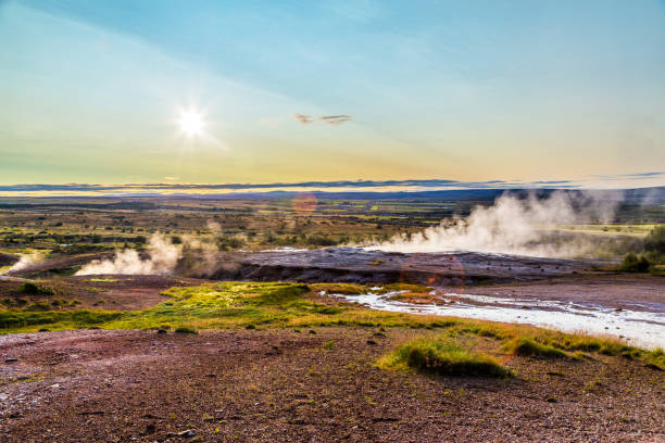 istock A landscape with Geysir, Iceland 1060866640