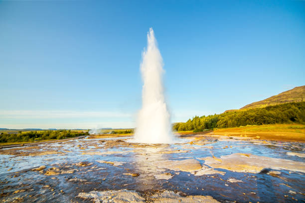 istock A landscape with Geysir, Iceland 1060866642