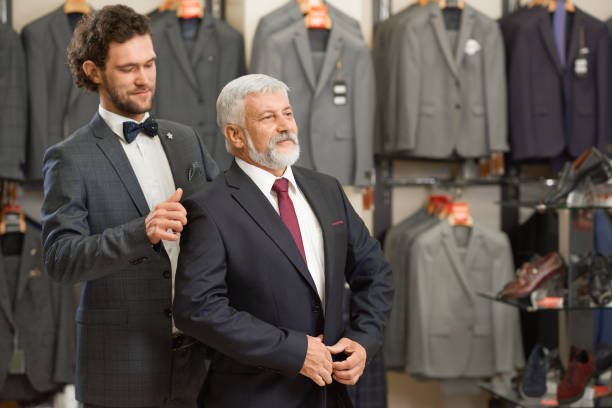 istock Salesman working with customer in show room. 1060879828