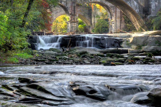istock Beautiful Berea Falls In Autumn 1060881148