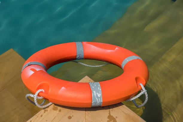 istock Ring buoy swimming pool. 1060894134