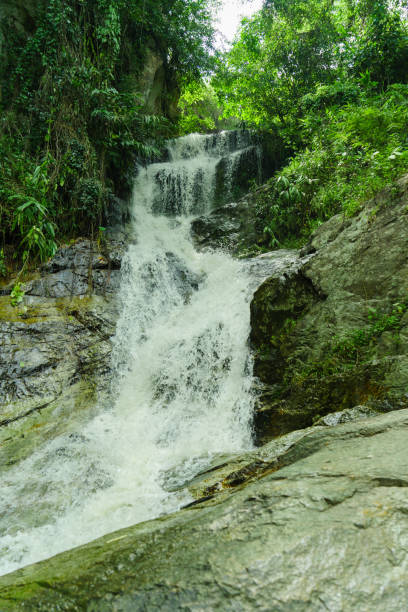 istock The Mae Sa waterfall. it is beautiful  on Doi Suthep at Chiang Mai in Thailand 1060896140