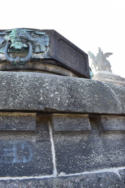 istock Flood wall at Deutsches Eck, Koblenz 1060902676