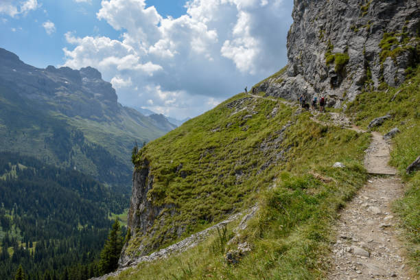 istock Mountain path at Engstlenalp over Engelberg on Switzerland 1060902686