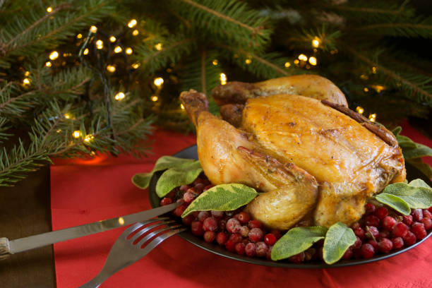 istock Baked chicken in the oven. festive dish. 1060902808