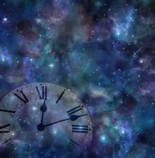 Photo of Time and space background