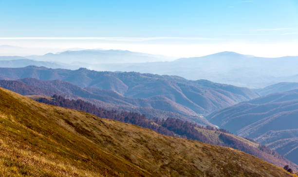 istock morning fog in mountains 1060907602