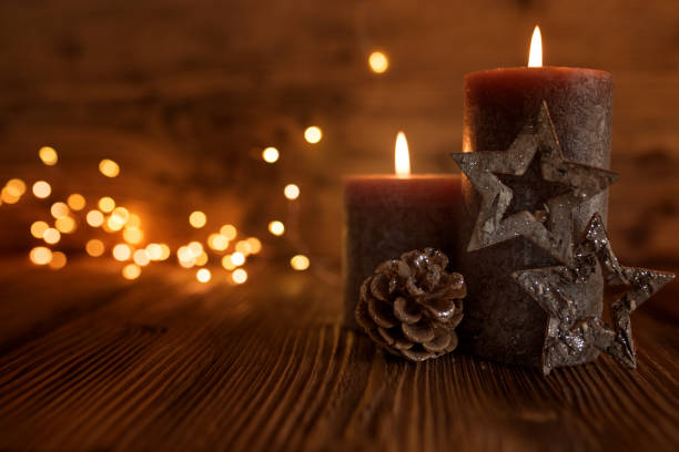 istock Still life with candles for Christmas 1060912194