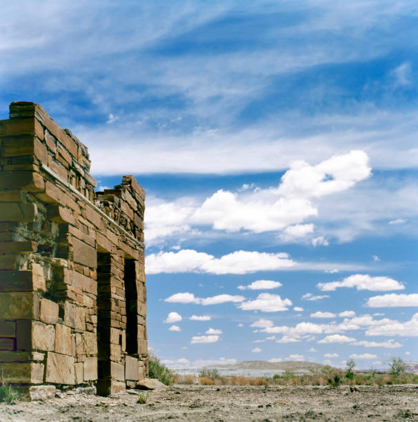 istock Old ruin in a ghost town 1060912674