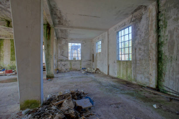 istock Abandoned Old Ruined Industrial Plant 1060927328