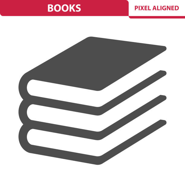 Books Icon Professional, pixel perfect icon, EPS 10 format. book icon stock illustrations