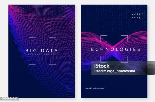 Visualisierunghintergrund Technologie Für Big Data Künstlich Im Stock Vektor Art und mehr Bilder von Innovation