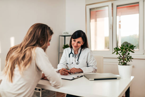 istock Doctor giving advice to a patient. 1060937228
