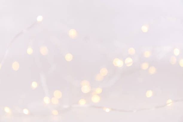 istock White background with bokeh lights. Holiday Christmas and New Year background 1060959430