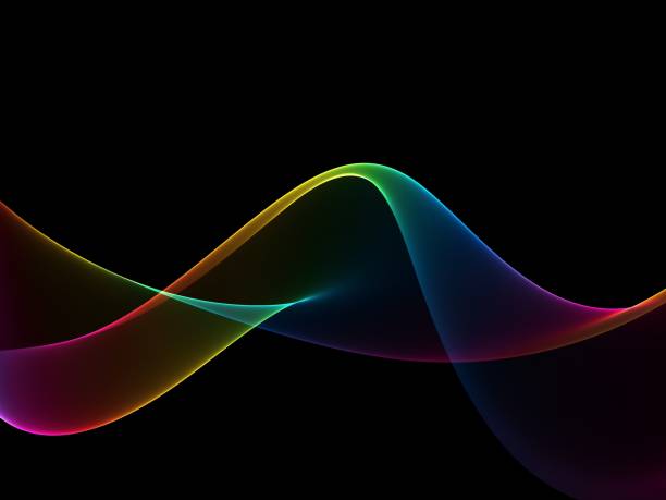 istock Wave abstract images, color design Abstract colored wave 1060959780