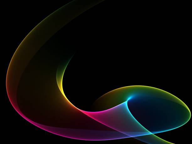 istock Wave abstract images, color design Abstract colored wave 1060959782