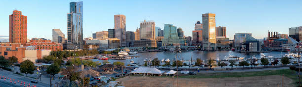 istock Panoramic View of Baltimore's Inner Harbor 1060964842