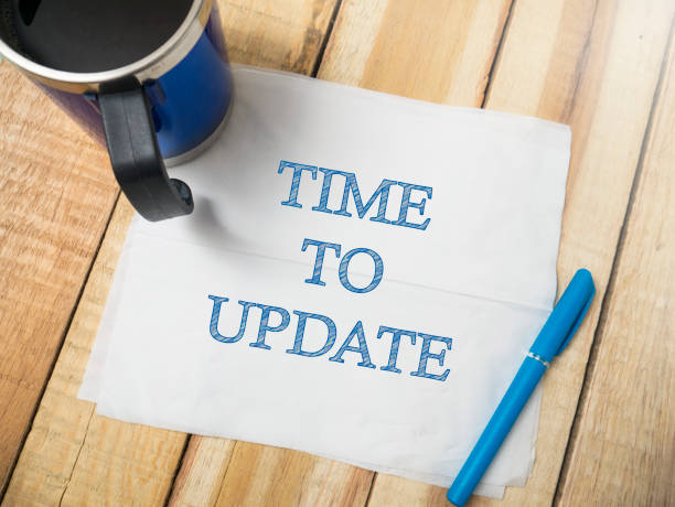 istock Time To Update, Motivational Business Words Quotes Concept 1060965956
