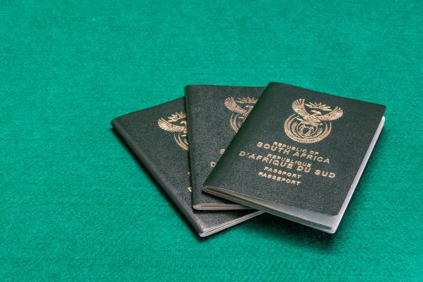 istock South African passports on green background 1060972380