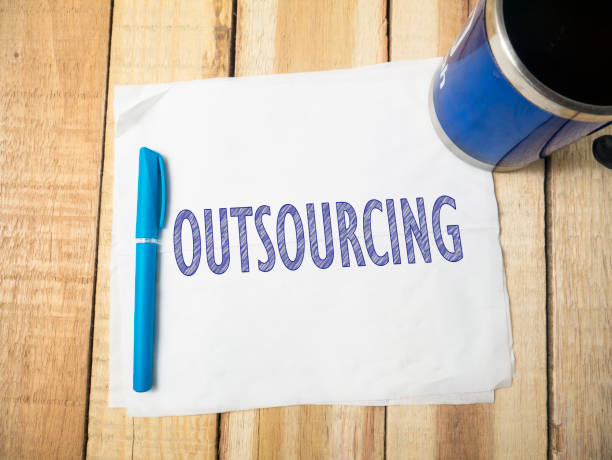 istock Outsourcing, Motivational Words Quotes Concept 1060973162