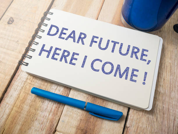 istock Dear Future Here I Come, Motivational Words Quotes Concept 1060977414