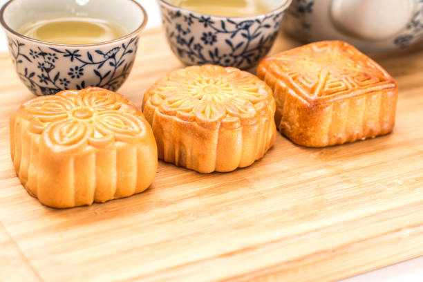 istock Delicious moon cake for Mid Autumn Festival 1060986496