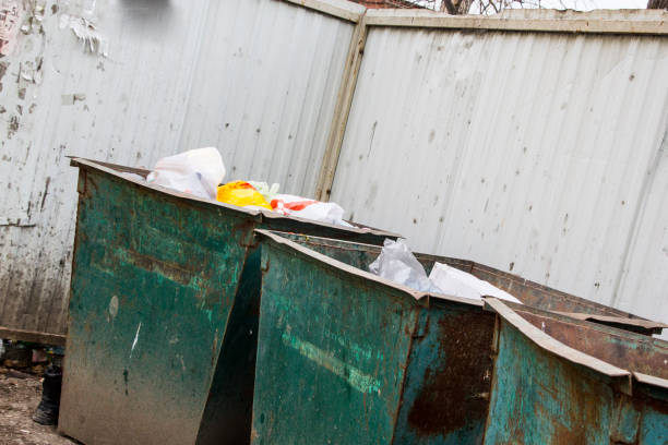 istock Garbage cans in the city 1060990434