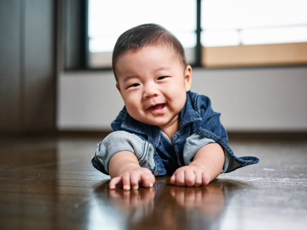 istock Japanese Baby Six Months Old 1060997368
