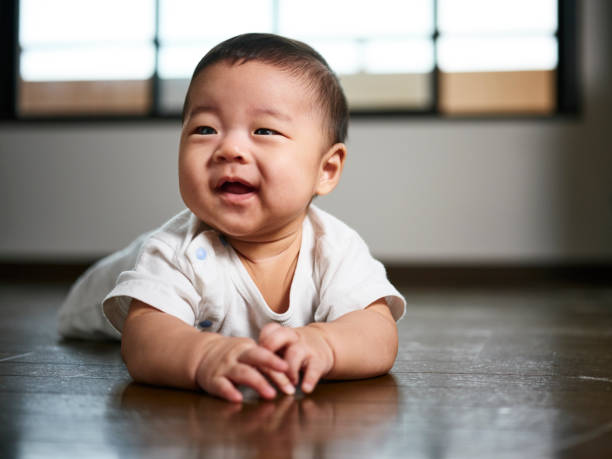 istock Japanese Baby Six Months Old 1060998534