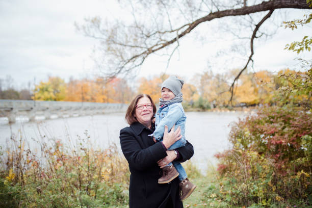 istock Grand mother and grandson 1061004956
