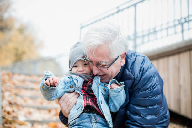 istock Proud grandfather with his grandson 1061007310