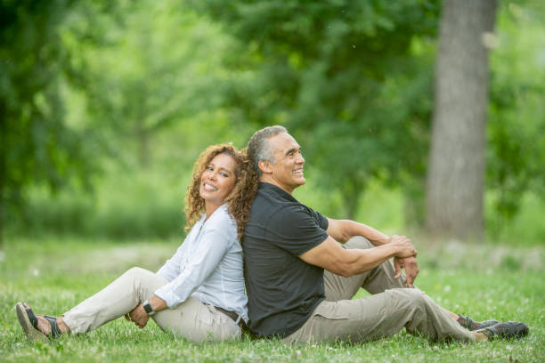 istock Husband And Wife In Park 1061009494