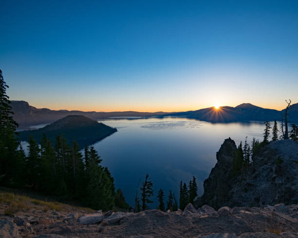 istock Crater Lake National Park at Sunrise 1061009776
