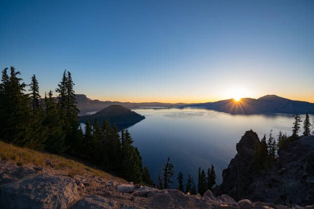 istock Crater Lake National Park at Sunrise 1061009912