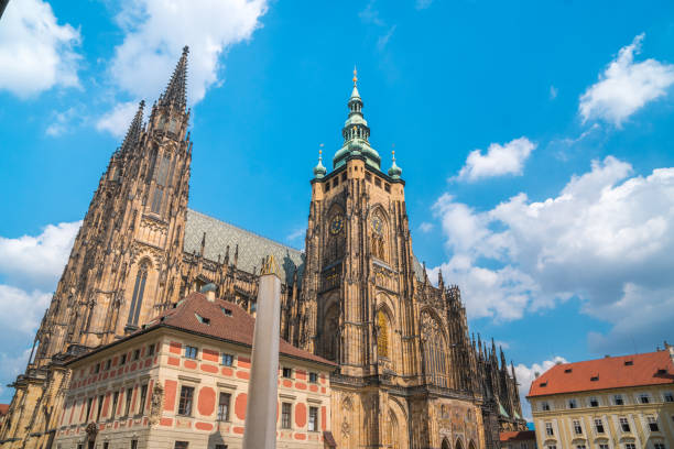 istock St. Vitus Cathedral in Prague in a beautiful summer day 1061009928