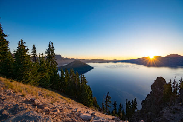 istock Crater Lake National Park at Sunrise 1061010024